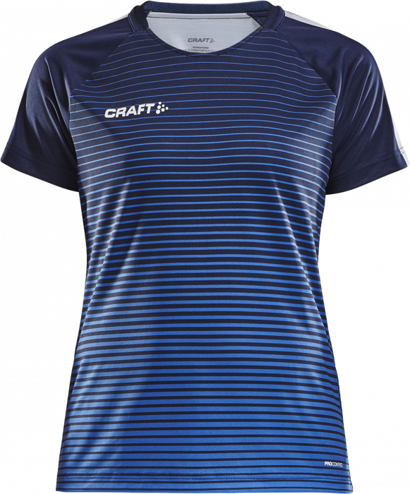 Craft - Pro Control Stripe Jersey Woman - Navy blue & blue