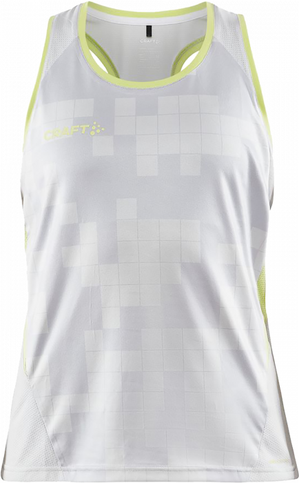 Craft - Pro Control Impact Sleeveless Top Women - White & giallo