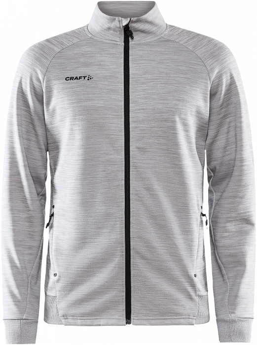 Craft - Adv Unify Sweatshirt With Zipper - Grau meliert